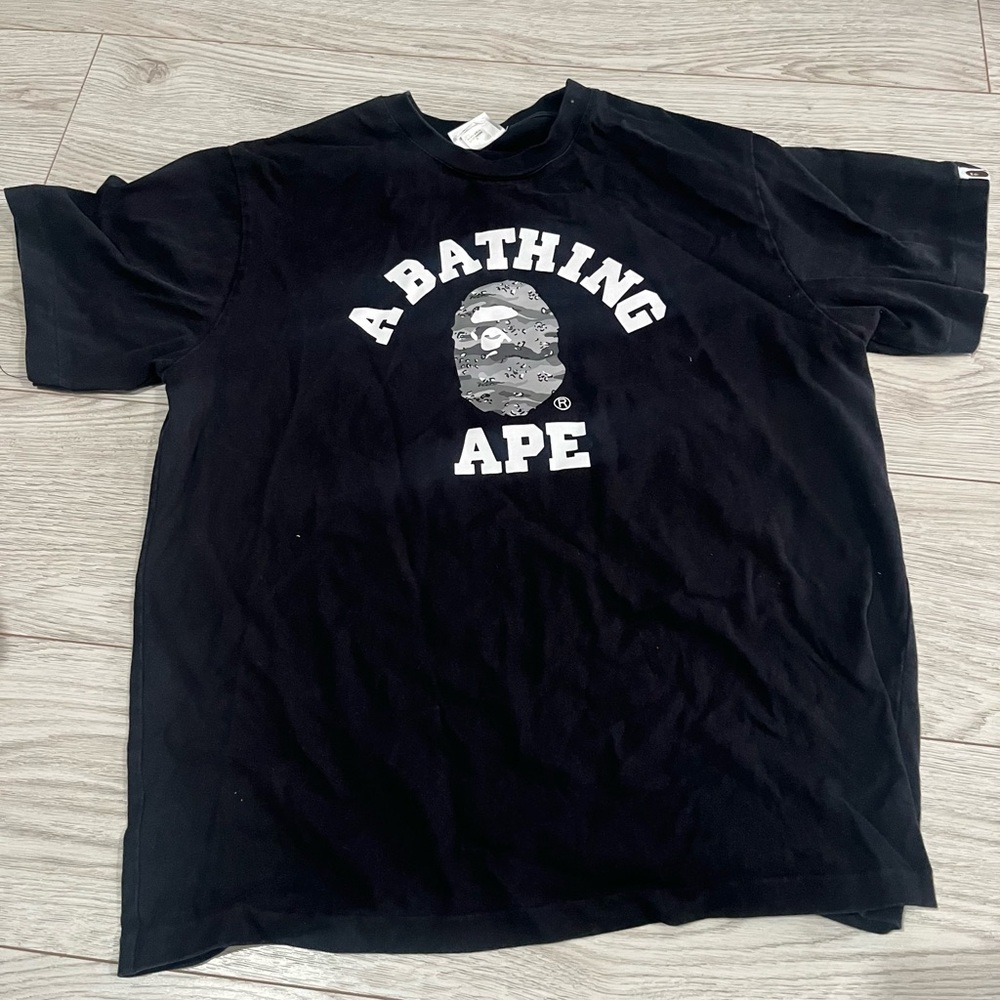 Bape Black Short Sleeve Tee